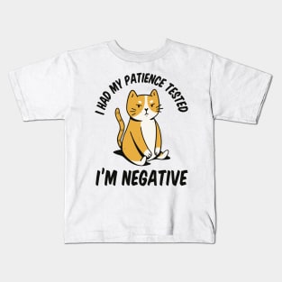 Patient Kitty Humor Kids T-Shirt